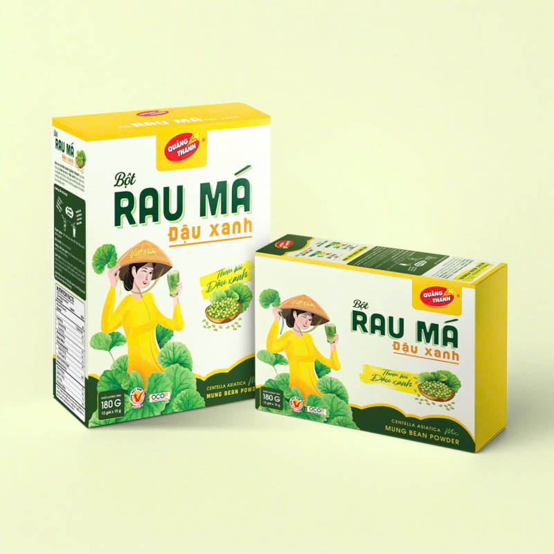 bot rau ma dau xanh