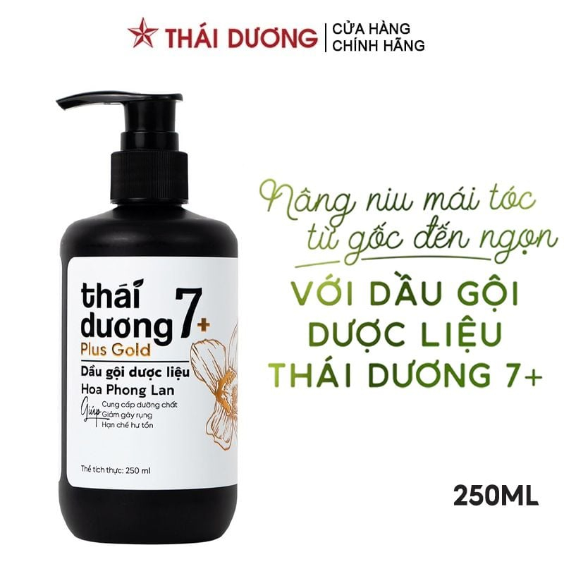 dau goi duoc lieu thai duong 7 plus gold hoa phong lan