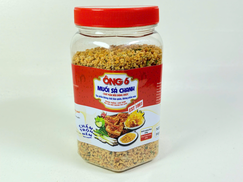 muoi sa chanh ong 6  chay man deu dung duoc  260g