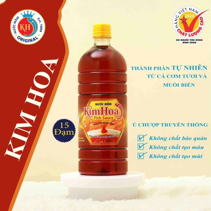 nuoc mam dieu vi kim hoa 15 do dam   chai 1000ml