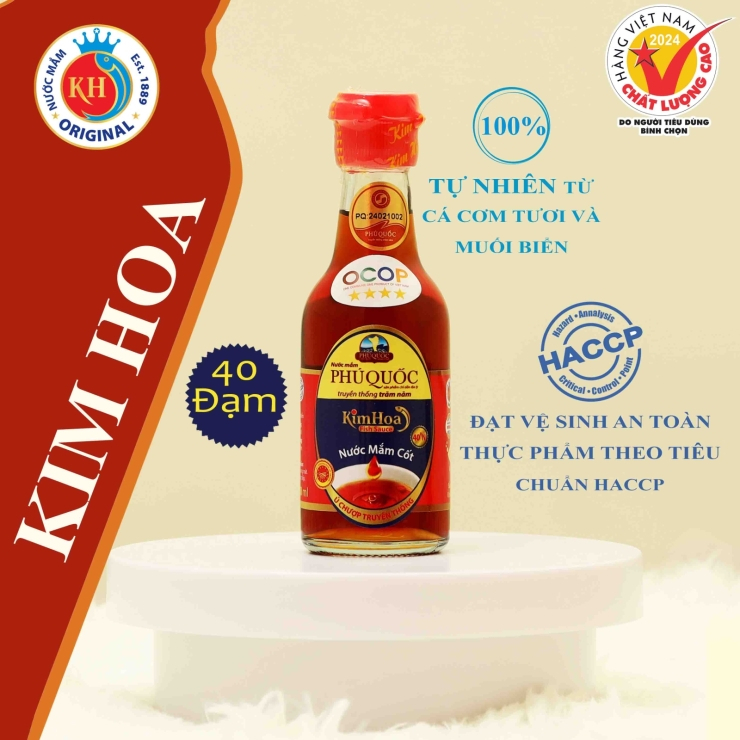 nuoc mam phu quoc kim hoa 40 do dam   chai 60ml