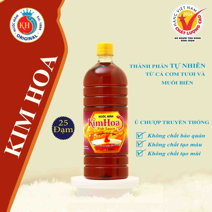 nuoc mam truyen thong phu quoc kim hoa 25 do dam   chai 1000ml