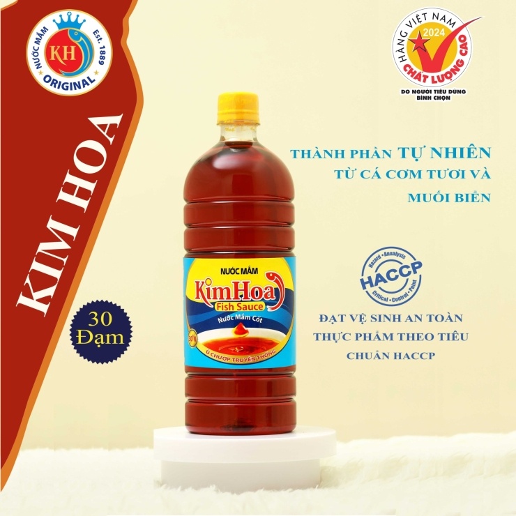 nuoc mam truyen thong phu quoc kim hoa 30 do dam   chai 1000ml