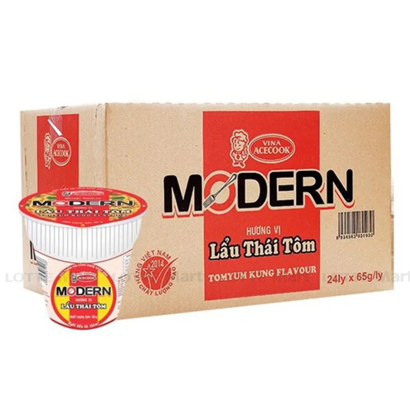 thung 24 ly mi modern lau thai tom 65g