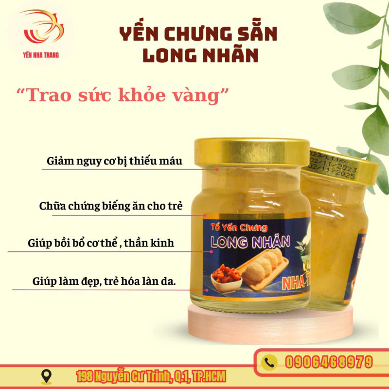 yen chung tuoi long nhan 70ml