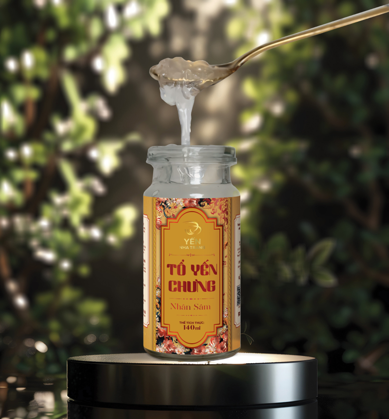 yen chung tuoi nhan sam 140ml