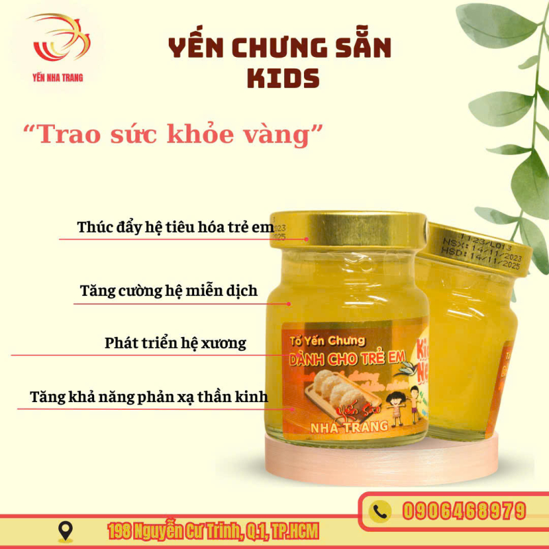 yen chung tuoi tre em 70ml