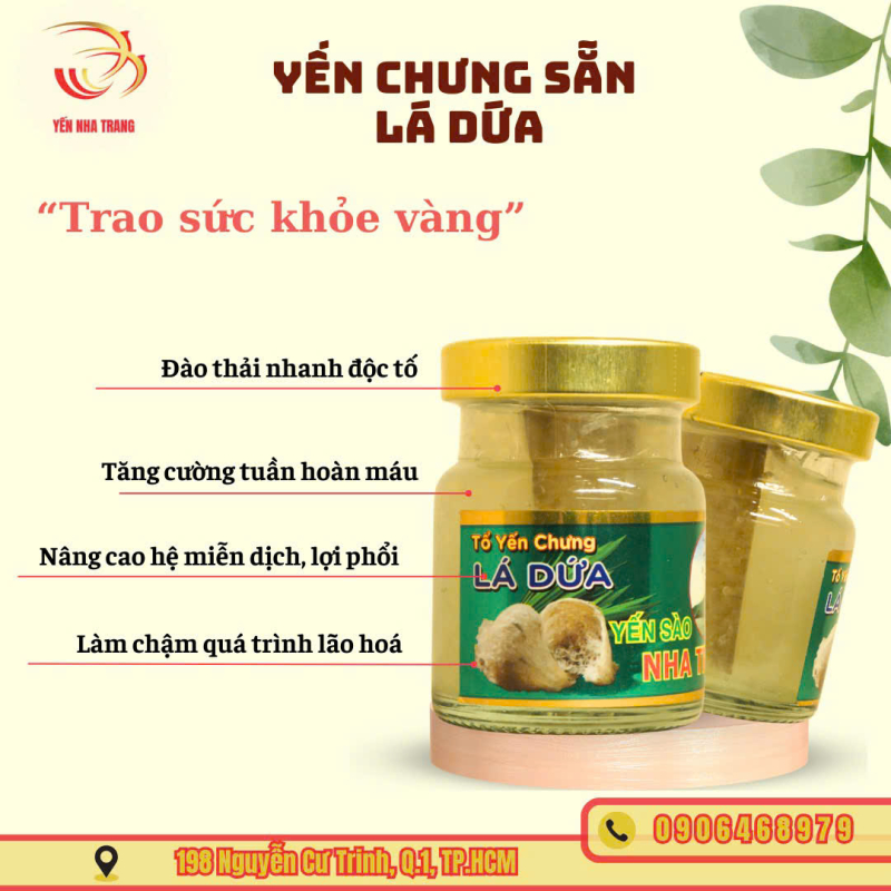 yen chung tuoi la dua 70ml