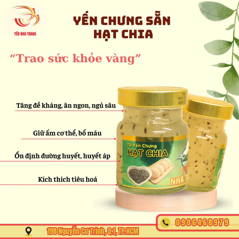 yen chung tuoi hat chia 70 ml